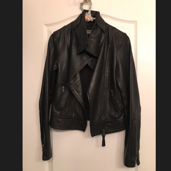 100% Genuine Lambskin Leather. Brand: Mackage. - Picture 2 of 2